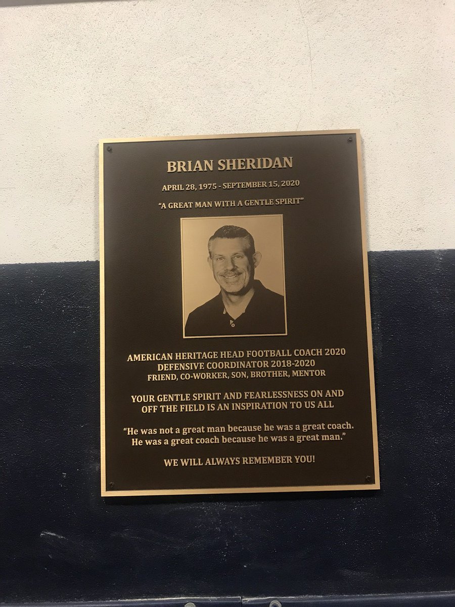 Nmartinez8's tweet photo. So much has changed for me personally in the last year. The one thing that has not, is the fact the I keep Brian with me at every turn. In my personal life, and coaching, day to day, I can honestly say that I think about this man every single day.

I miss you Coach. https://t.co/hRxUvkgJ1l