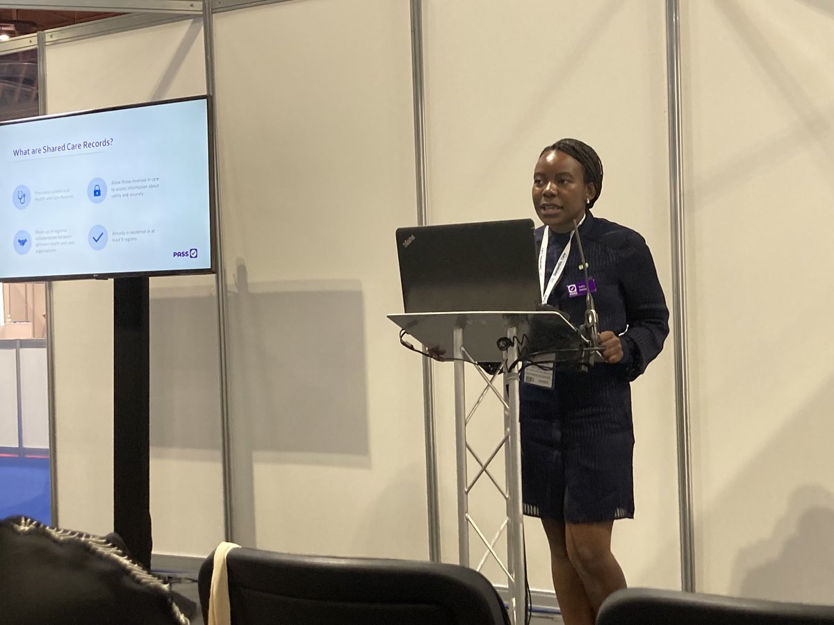 RobinBatchelor6's tweet photo. Learning from a discussion on Shared Care Records with Taffy Gatwa, ⁦@everyLIFETech⁩ Chief Information &amp; Compliance Officer. Come chat to Taffy on stand D120 Dementia &amp; Home Care Show NEC. ⁦@PASSforcare⁩ https://t.co/4OSaYQOGUG