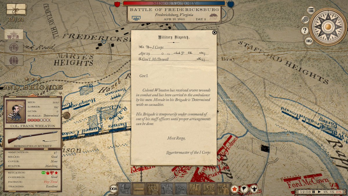 theknightirish's tweet photo. I have terrible news for followers of @CWBreakfastClub and particularly #teamwheaton. Sumner sent in his best brigade from I Corps to plug a gap in the line in the critical position after some New Yorkers broke and ran under attack from Jackson's Corps... @Grand_Tactician https://t.co/iBf38gMghh