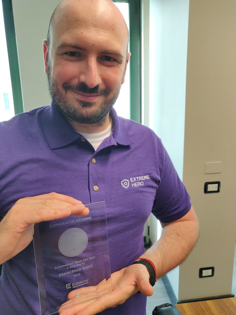 AditinetConsult's tweet photo. #Aditinet crede ed investe nelle competenze del proprio Team! Tanti complimenti al collega Francesco Enriù per aver raggiunto l'importante traguardo della certificazione #BlackBelt numero 421 di @ExtremeNetworks. 

#TogetherIsPossible
#SecureTogether
#AditinetPeople https://t.co/YXnt7vBqkf