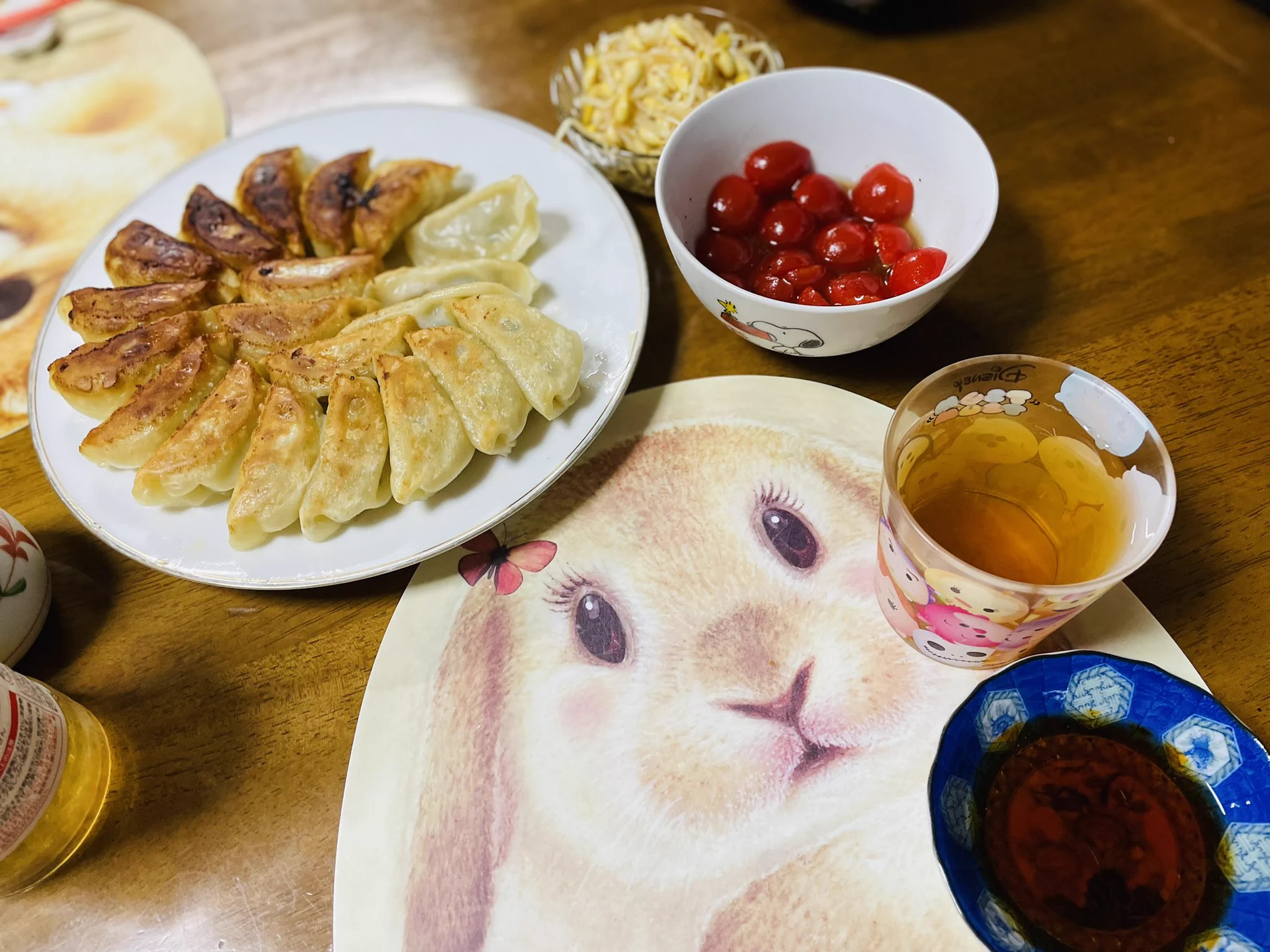 早速作りました〜💕🍅
さっぱり野菜とパリパリ餃子🥟
#ねふぃのごはん  