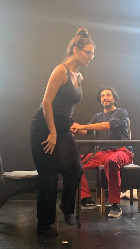 ExchangeTrap's tweet photo. Good luck to the team of "The sky five minutes before the storm" performing with @StoneCrabsTC at @swkplay tonight. Happy to have seen the play being worked on here #RehearsedWithUs https://t.co/mRKLo6F34v