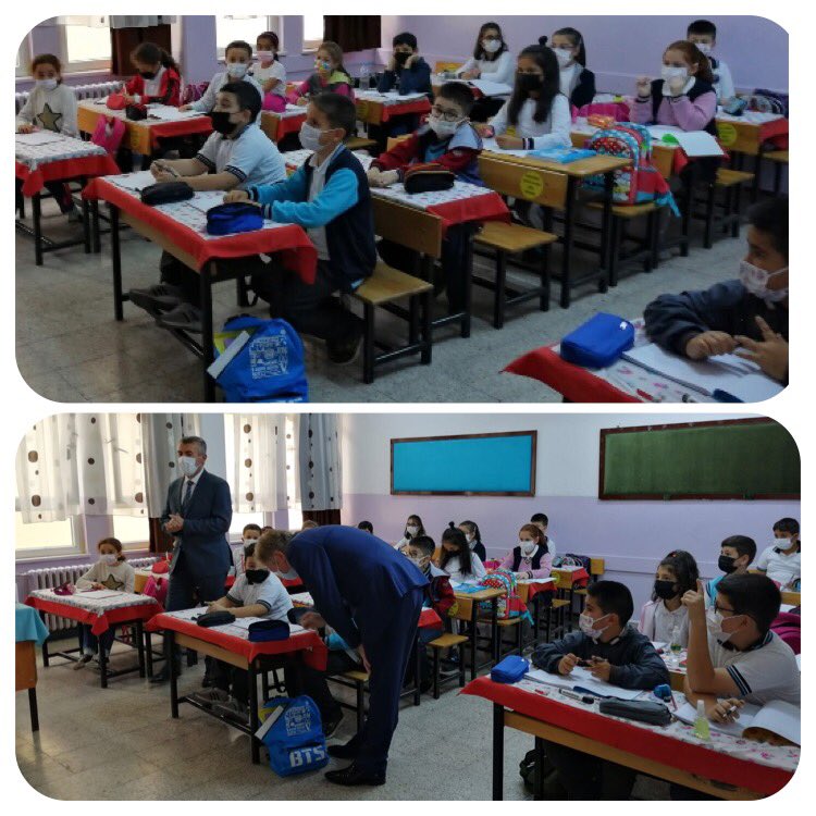 Mamak Kaymakamımız Sn Ali Sırmalı okul ziyaretleri kapsamında İlçe Millî Eğitim Müdürümüz Mustafa Özel ile birlikte Şair Nedim İlkokulu’nu ziyaret ederek;

📌Eğitim - Öğretim Faaliyetleri, 
📌Okul Güvenliği ve 
📌Pandemi Tedbirleri ile İlgili İncelemelerde Bulundu.