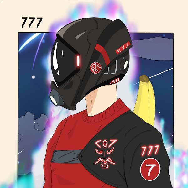 BoboHoNFT's tweet photo. @Ioannis_geros @thesevens_7 Helmet Gang!
#777 #LFG7 https://t.co/7db1s0zOWq
