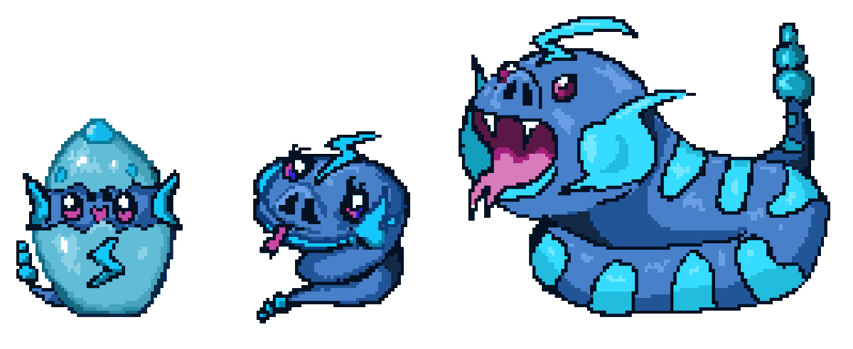 KrissyMischie's tweet photo. sssssssso itsssss a new line #pixel #pixelart #mon #michimon #gamedevelopment #snake #electric https://t.co/gb1938HFU8