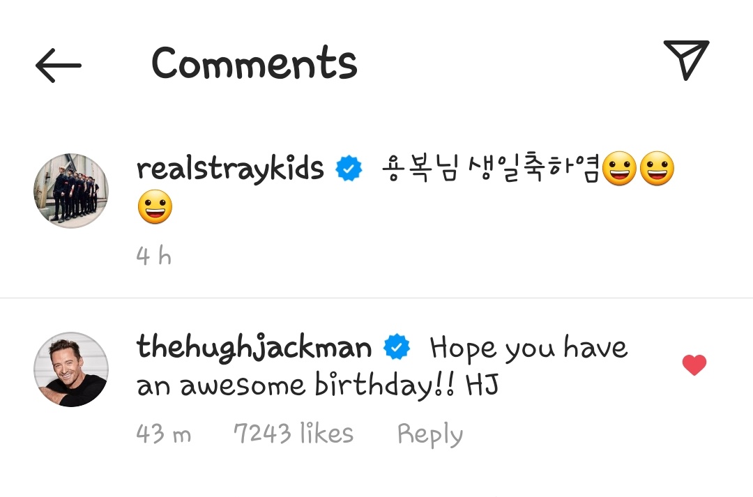 Omg hugh jackman wished lix a happy birthday, felix famous era 