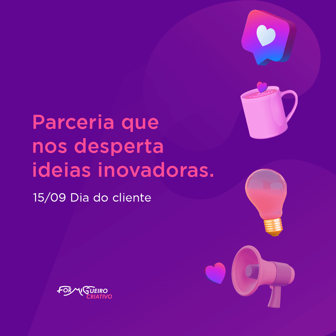 Formigueiromkt's tweet photo. Nossa colônia agradece a você hoje e todos os dias pela confiança e união de sempre. 💜🐜

Feliz dia do cliente!

#publicidade #propaganda #soluçõescriativas #agenciadepublicidade #marketing #marketingdigital #somosformigueiro https://t.co/0jmHh5AypS