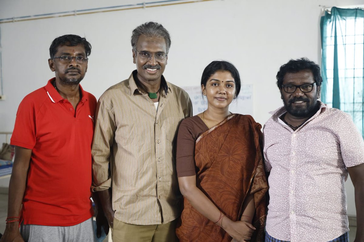 irattai's tweet photo. #Aadhaar first schedule wrapped up successfully, More updates soon!

#Karunas #RamnathPalanikumar @iarunpandianc @ActorDileepan @Riythvika #Ineya @thesrikanthdeva #VennilaCreations #AzhagammaiMaganSasikumar @proyuvraaj https://t.co/otGPbhvA2U