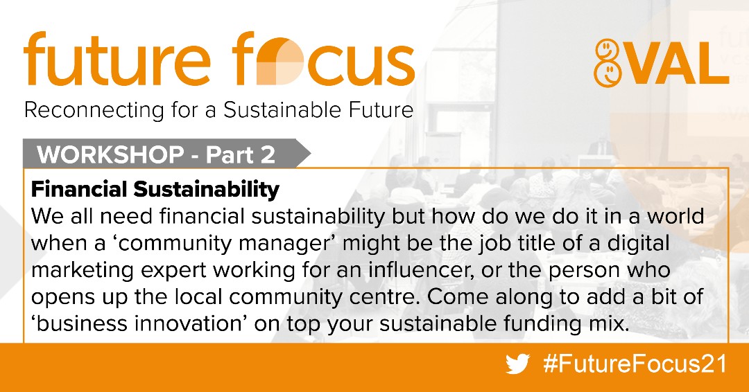 Voluntary Action LeicesterShire (VAL) (@valonline) on Twitter photo #FutureFocus21 - 21 & 22 Sept
Learn top tips for financial sustainability from how modern business model tools can be applied to grants & donors, and how crowdfunding can be applied to trading.
Day 1 - Part 2 workshops 🔽
valonline.org.uk/future-focus-2…
<a href="/TobiasGould/">Tobias Gould FRSA</a> <a href="/LeicInnovation/">University of Leicester Services for Business</a> #FutureFocus21 - 21 & 22 Sept
Learn top tips for financial sustainability from how modern business model tools can be applied to grants & donors, and how crowdfunding can be applied to trading.
Day 1 - Part 2 workshops 🔽
valonline.org.uk/future-focus-2…
<a href="/TobiasGould/">Tobias Gould FRSA</a> <a href="/LeicInnovation/">University of Leicester Services for Business</a>