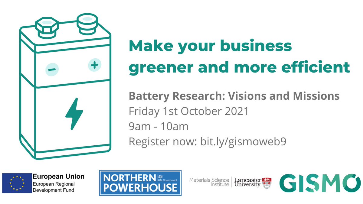 Find out how you can make your business greener and more efficient by using state-of-the-art battery technology with assistance from GISMO 🔋 bit.ly/gismoweb9