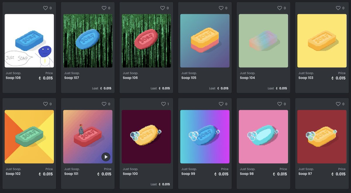 "Hurry up and grab those soap!" 🧼

opensea.io/collection/jus…

#NFTs #NFTdrops #nftcollectors