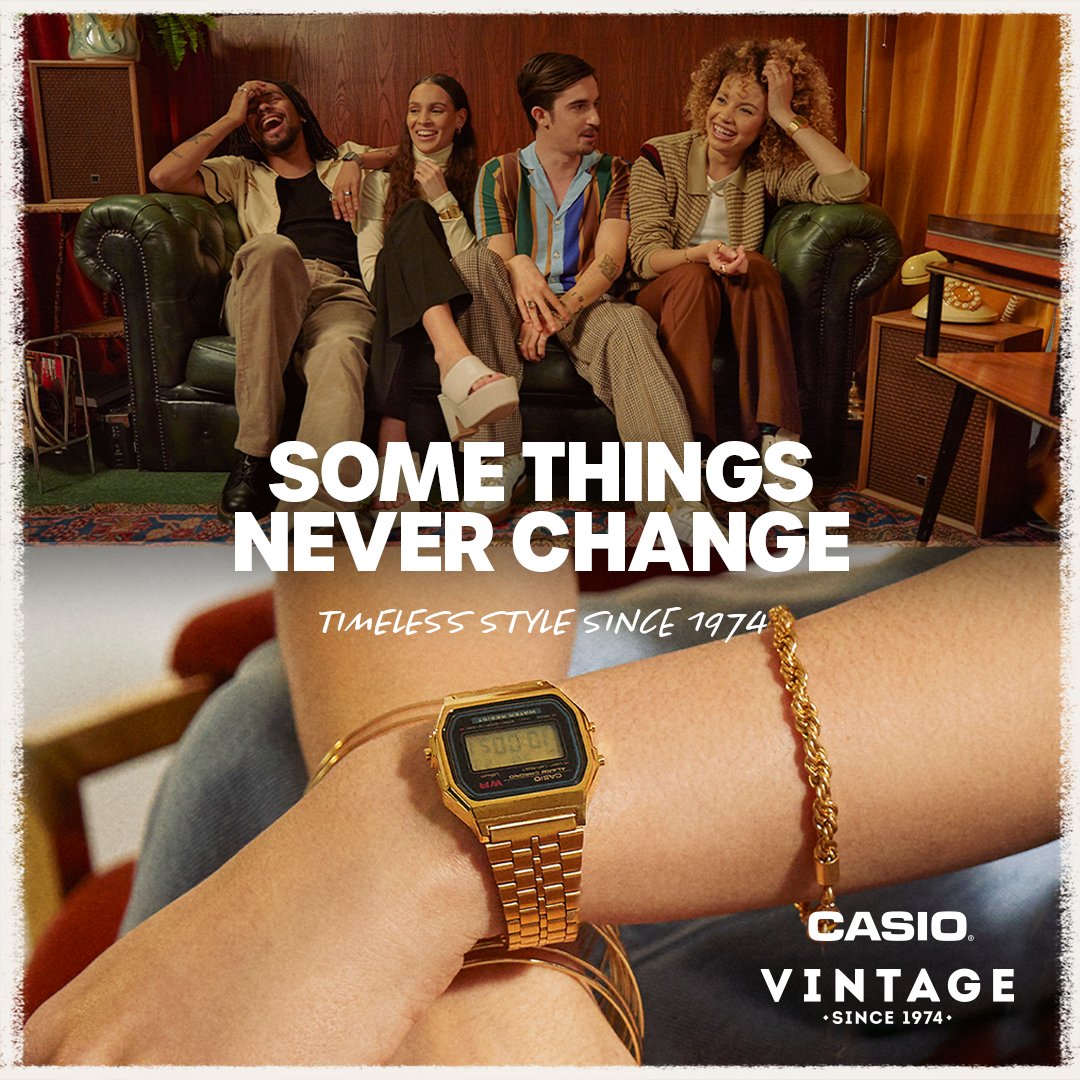 F.Hinds Jewellers on X: "Back in stock! The CASIO Vintage collection  transfers the stylish and characteristic watch designs of the 70s and 80s  into our present. Discover more at https://t.co/61PzpUr40Y  https://t.co/6iXRspYP9Q" /