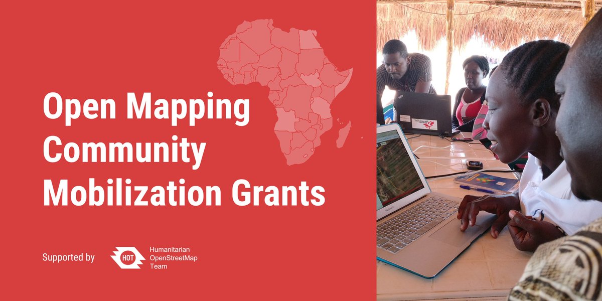 These are grants of up to $200 monthly available to open mapping communities and organizations operating in Angola, Burundi, Comoros, eSwatini, Egypt, Lesotho, Mauritius, Rwanda, Somalia, South Sudan, and Tanzania. For more information, visit: bit.ly/3nsovbr
