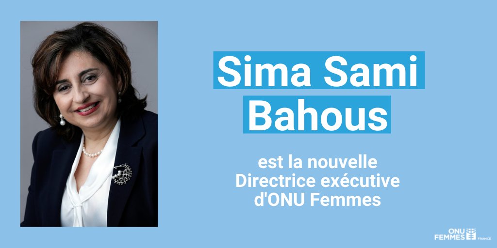 Sima Sami Bahous est la nouvelle directrice exécutive d’<a href="/ONUFemmes/">ONU Femmes</a>. Engagée et expérimentée, l’ancienne représentante de la Jordanie 🇯🇴 à l’ONU vient développer et affirmer notre volonté d’égalité entre les genres et d’autonomisation des femmes. ✊
Souhaitons-lui la bienvenue !
