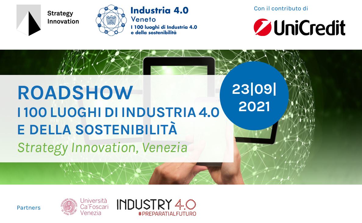 SIAV_VE's tweet photo. Lo spin-off di @CaFoscari #StrategyInnovation è la prossima tappa del #Roadshow2021 “I 100 luoghi di #Industria40 e della #sostenibilità”! 💡🙃
Vi aspettiamo giovedì 23 settembre alle ore 16.30!
Scopri il #programma e iscriviti: https://t.co/qLvYYiVKXt https://t.co/5JQe26BIpU