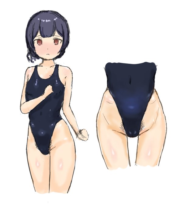 THE競泳水着ハミ陰毛(SIMPLE2000シリーズ) 