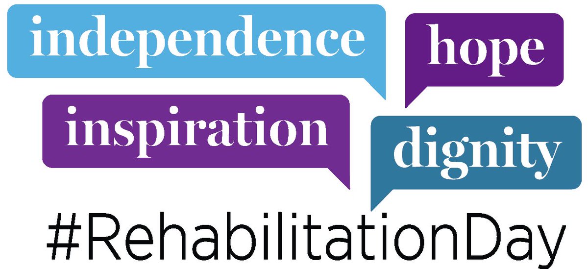 September 15th is Rehabilitation Day! Rehabiliation can improve health outcomes, reduce disability and help people remain independent. For the system it can reduce costs and improve efficiency by reducing LOS, readmission &amp; ED visits. Spread the word. #Rehabilitationday