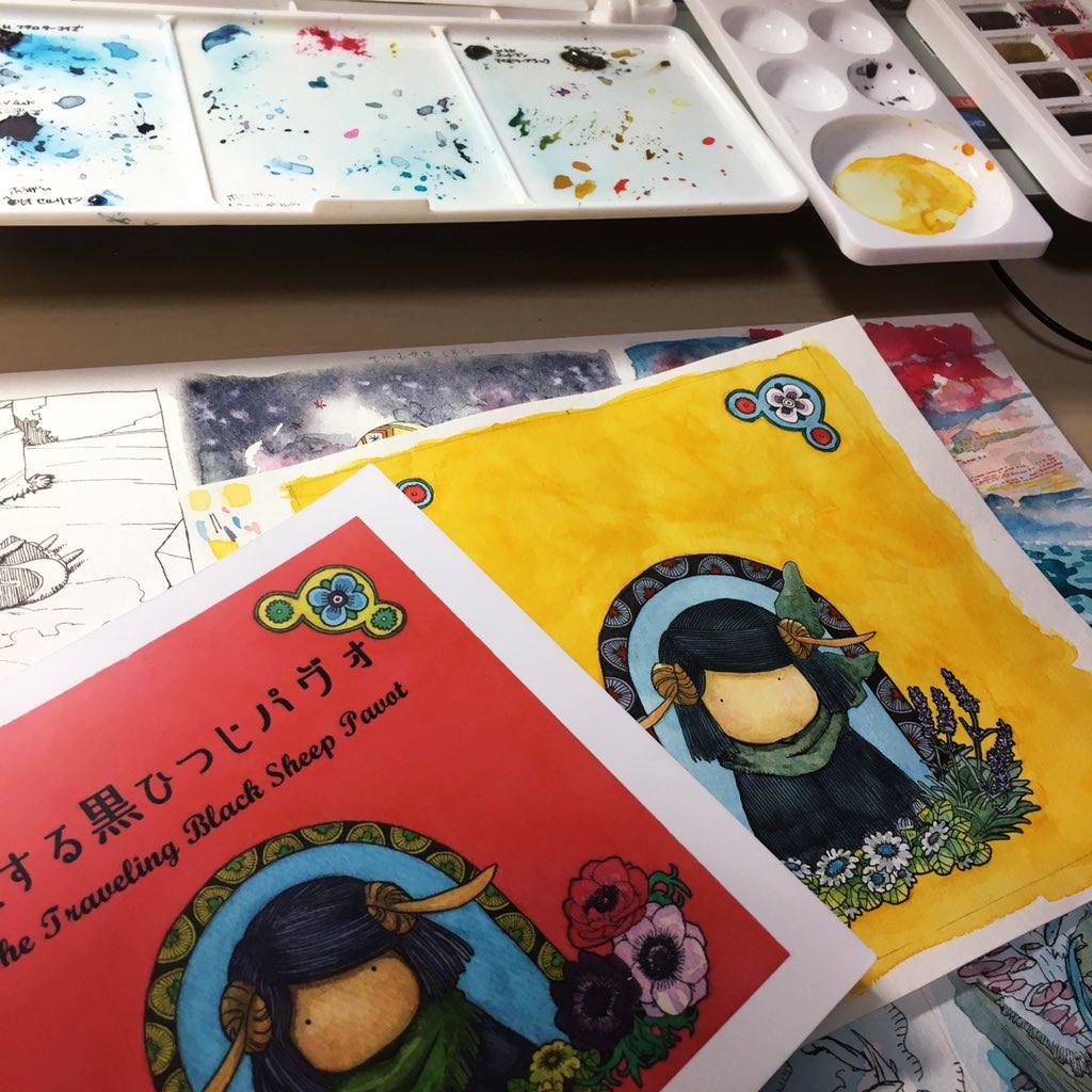 #コミティア137 で発行する絵本の付録が出来上がりました!
#Pavot のクリアしおりです✨ 
