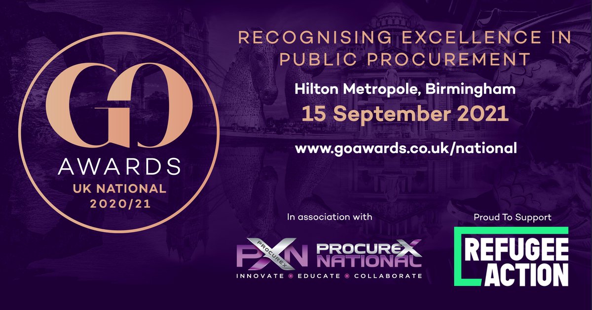 #TONIGHT #GoAwards2021 Recognising Excellence in Public Procurement and the Supply Chain The Go Awards have showcased those organisations leading the way in public procurement best practice across all UK nations. Read more: bit.ly/39chTFX