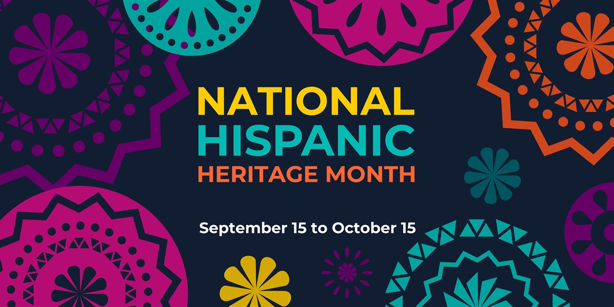 Happy #HispanicHeritageMonth  ! We celebrate &amp; recognize Hispanic and Latino culture, contributions, and influence. Our diversity makes us strong!