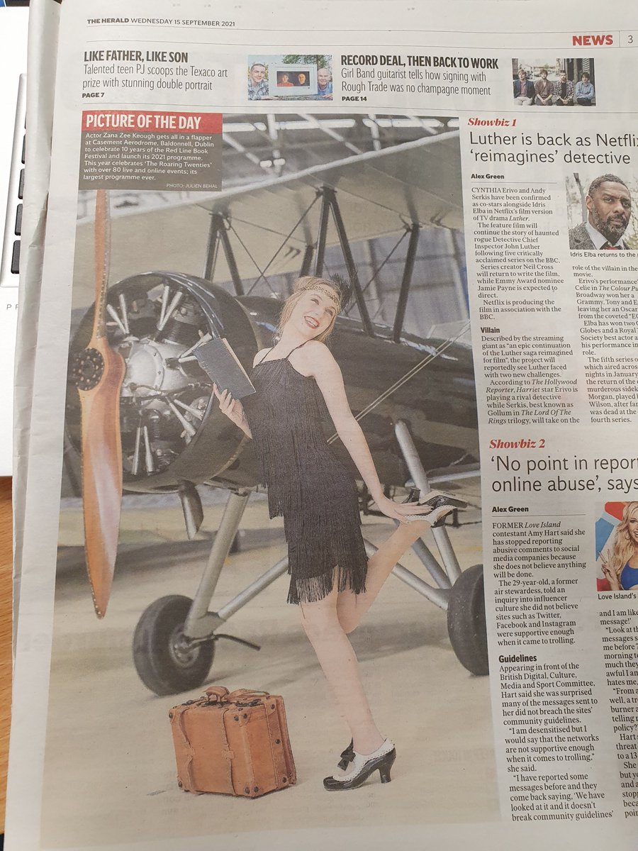 RedLineFestival's tweet photo. Great to see yesterday's #RedLineBookFest photos making a splash in the papers! Thanks @HeraldNewsdesk & @irishexaminer!
Check out our biggest programme to date at https://t.co/1jp3VffWW6 https://t.co/PEc96XlFzo