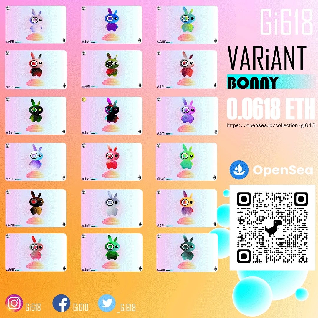 Gi6183's tweet photo. @bobcifer The collection "Variant Bonny" 
Code : 
#VARiANT Bonny #Gi618
is available now on opensea. 😊😼

https://t.co/EXU75aPsaA

https://t.co/eNrJpK0ngc

#nft #nfts #nftart #nftartist #nftcollector #nftcommunity #nftcollectibles #nftthailand #opensea #variant #bonny https://t.co/Om9GDW3x03
