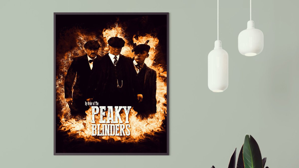 Our next poster comes to you by order of the Peaky Blinders. Poster: etsy.com/ie/listing/982…

#Design #Photoshop #DigitalArt #Baitson #BaitsonDesigns #TV #PeakyBlinders #Gangster #Birmingham #TommyShelby #CillianMurphy #ArthurShelby #PaulAnderson #JohnShelby #JoeCole #Shelby