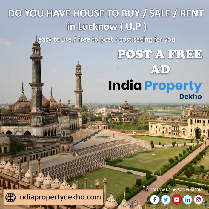 Do you have House To Buy / Sale /Rent in Lucknow (U.P)

Post A Free Ad on indiapropertydekho.com

#freepropertyposting #Freepropertylisting #indiapropertymumbai #propertymum #freeproperty #lucknowcity #llucknowproperty #propertyinlucknow #realestate #property #home #realtor