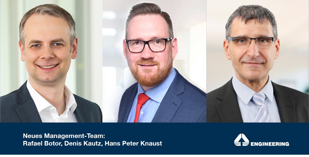 engineering_its's tweet image. ENGINEERING mit neuer Geschäftsführung: Wir freuen uns sehr, dass Rafael Botor, @dtkautz und @hpknaust ab sofort die Unternehmensleitung übernehmen. eng-its.de/pressemeldung-… #LifeAtENGINEERING #ENGINEERINGGermany #Management #ITBeratung #ITSystemhaus #ITServices #ITSolutions