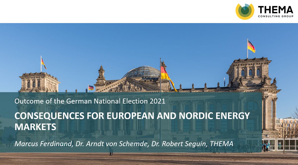 Germany will elect a new Parliament in less than two weeks.  
With my <a href="/THEMA_CG/">THEMA</a> colleagues, I'll assess the implications for German energy policy and power prices in a free-of-charge webinar on 28 Sept:
bit.ly/3lqmuKg

#GermanElection2021 
#Energy 
#OCTT 
@AHKNorwegen