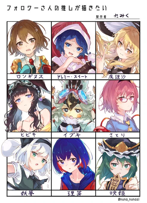 描いた!リプ下さった方ありがとうございました! 