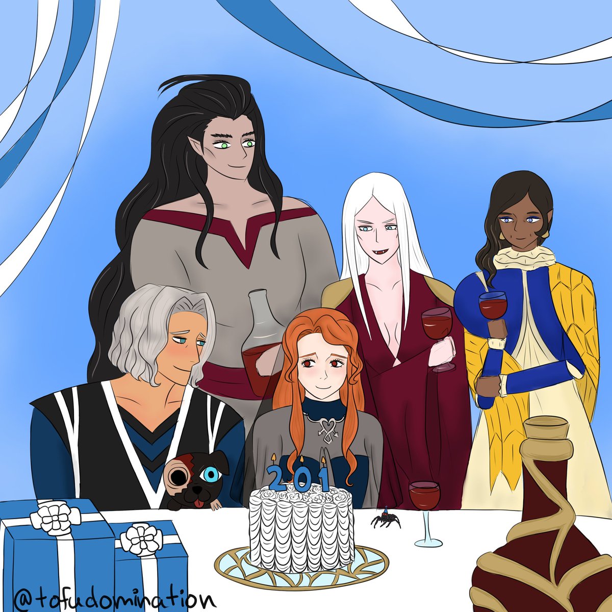 TofuDomination's tweet photo. For the Birthday and Family #LenectorWeek2021 prompts I wanted to draw the Styria squad happy, ALIVE, and being a functional family for 3 seconds. https://t.co/orc47tbm57