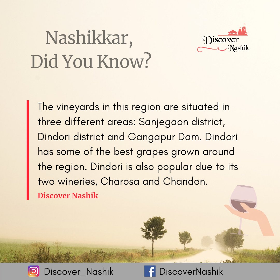 Nashikkar Did you know ? 🤔

.
#nashik #discover_nashik  #nashikdiaries #nashikkar #nashikgram #history #maharashtra #pune #mumbai #NashikkarDidYouKnow #didyouknow
#drink  #liquor #wine #redwine #whitewine #champagne #brut #grapes #cheese