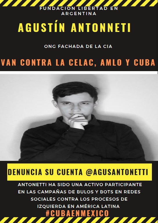 Con los mismos protagonistas, el mismo operador y los mismos objetivos desestabilizadores la siniestra maquinaria de ciberguerra contra Cuba ha vuelto a lanzar este 14/9 una operación en redes digitales CONTRA LA CELAC, CUBA Y AMLO. #CubaEnMexico @KatuArkonada @Ivettelvarez5