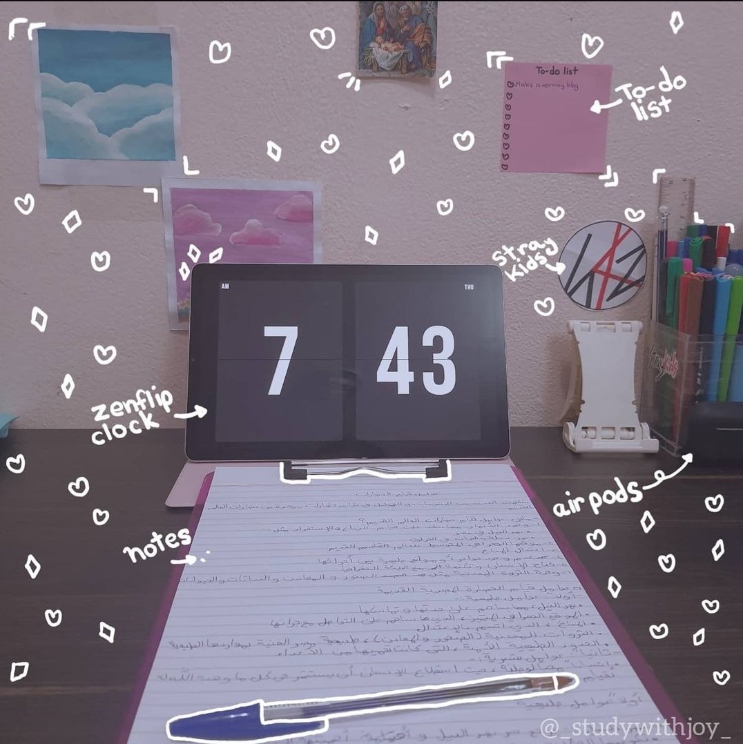 _studywithjoy_'s tweet image. Today I was so so productive! I did most of the things. I know that my to-do list is so small but it is a new one bec my old one was so full 💨. But yeah I I happy that I did all of them💗🧋🍪!
✶⊶⊷⊶⊷❍
#studytwt #study #studylife #studydesk #deskinspiration #straykids