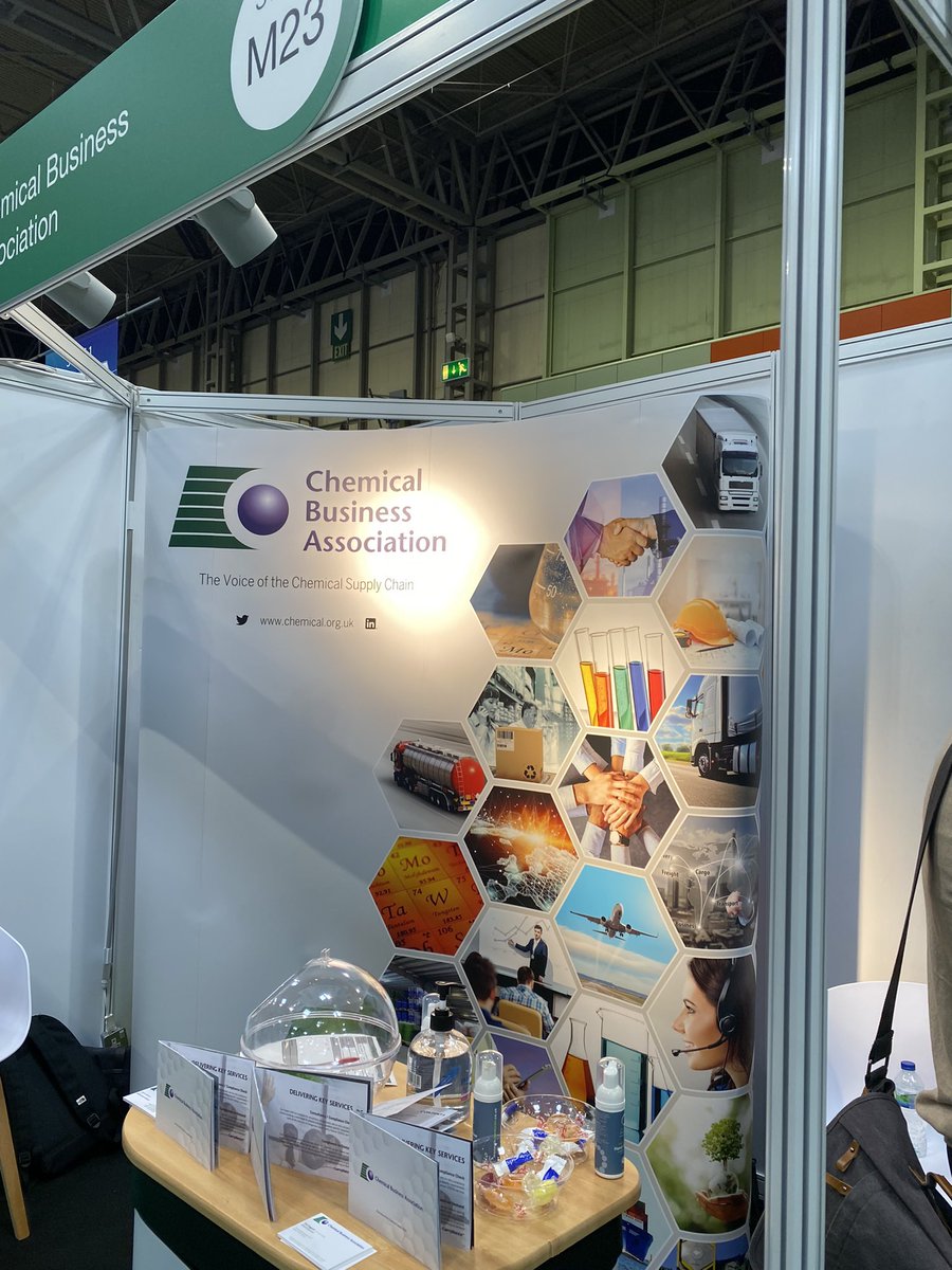 Happy to be on the <a href="/ChemBusAssoc/">Chemical Business Association</a> stand today at @chemukexpo 

Last year I won the Chemical Business Association Young Person of the Year Award 🥇 and actually didn’t have the opportunity to meet anyone face to face until now! 

#CHEMUK2021 @BTC_Europe #YoungPersonAward