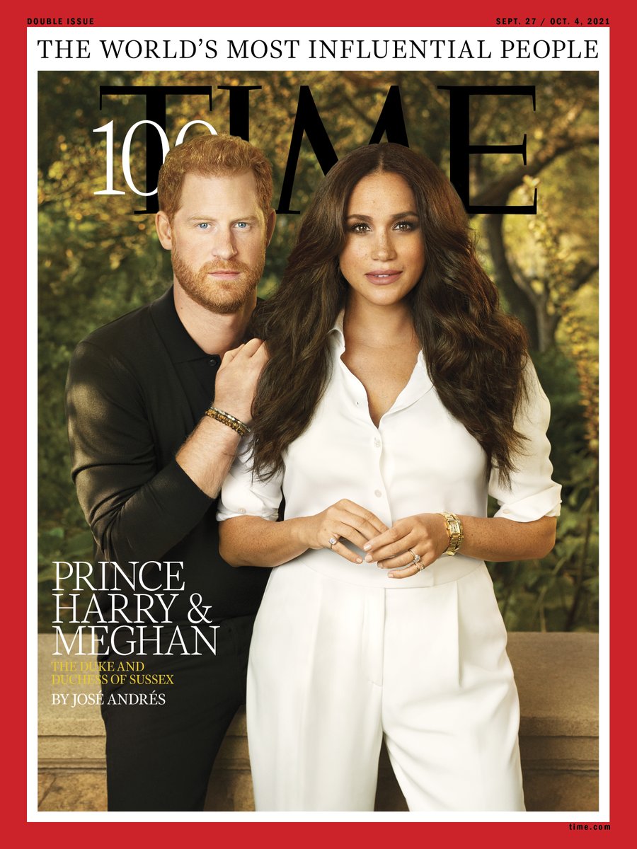 TIME's tweet image. &quot;In a world where everyone has an opinion about people they don’t know, the duke and duchess have compassion for the people they don’t know. They don’t just opine. They run toward the struggle,&quot; writes @chefjoseandres #TIME100 ti.me/3CjUgYF