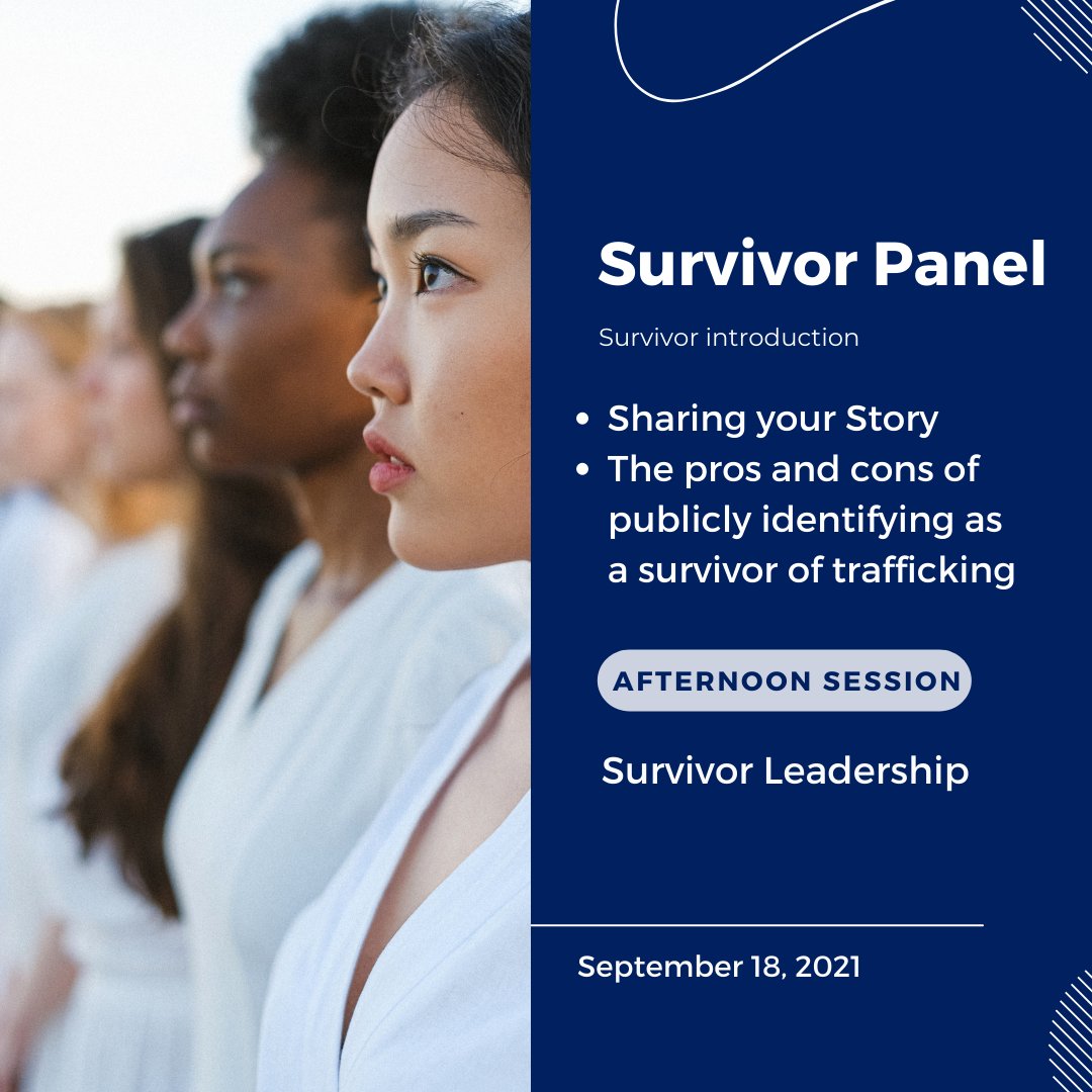 We can't wait to hear from survivor leaders on their experiences publicly sharing stories.

#projectirise #werisetogether #irise #humantraffickingawareness #traffickingawareness #sextraffickingawareness #traffickingprevention #endhumantrafficking