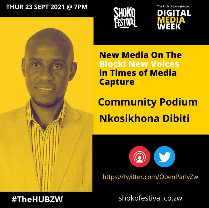Join the panel as it discusses new voices in times of media capture 7pm on the 23rd of September 
#communitydiaries
#TheHUBZW #shokofestival