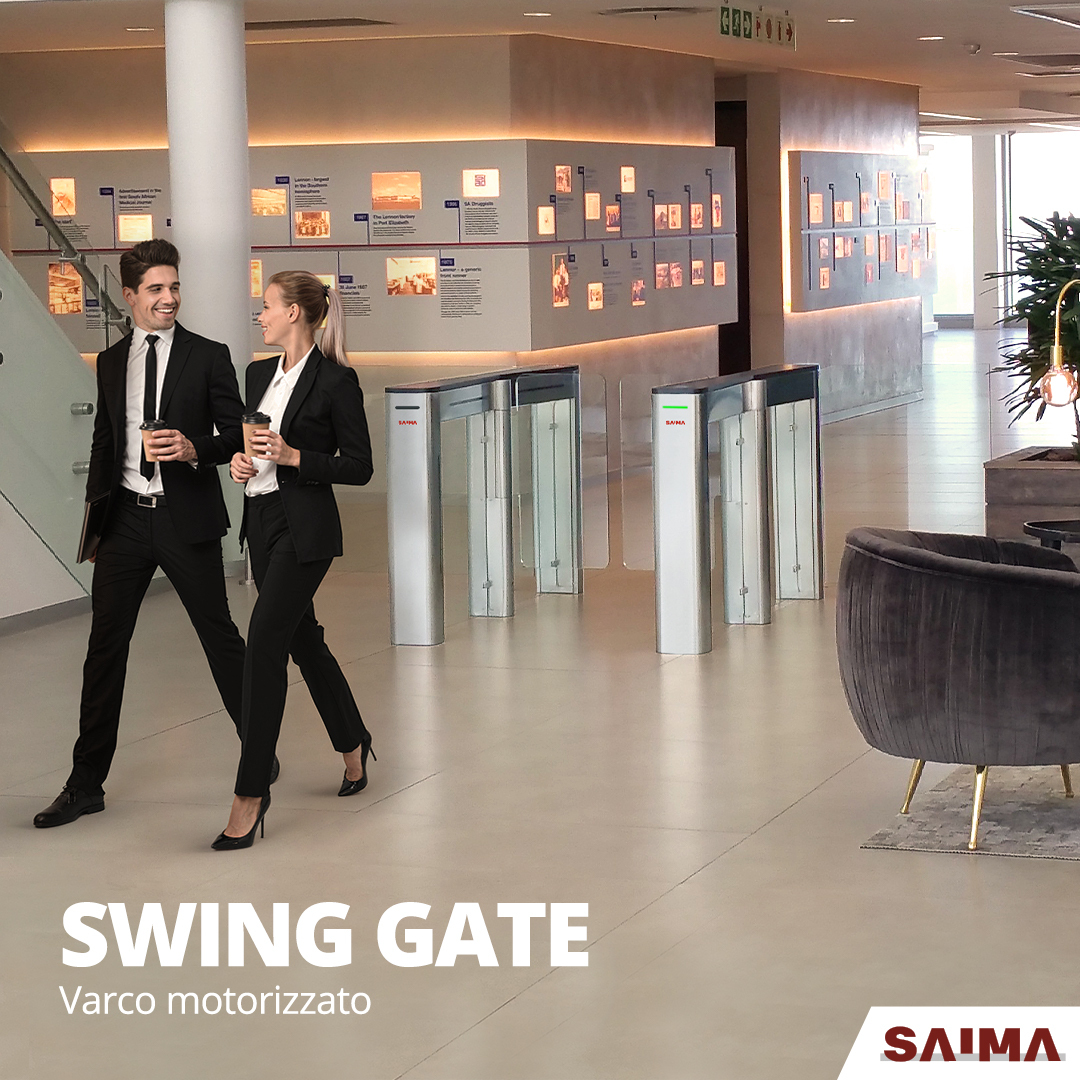 Design, functionality and technology.
These are the 3 pillars at the base of the design of Saima Sicurezza’s optical #turnstiles.
These fundamental elements guarantee resistance to wear, a constant and fluid traffic flow and a welcoming feeling into the building.