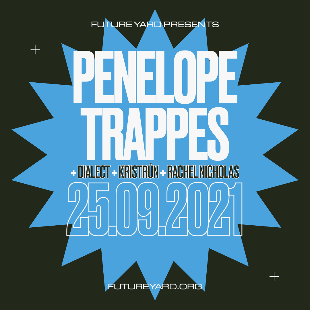 future_yard's tweet image. ANNOUNCEMENT 📣
What an electric atmosphere this is going to be as we welcome 3 incredible artists to support the formidable @PenelopeTrappes
The electro-acoustic collage of Dialect (@andrewpmhunt); KRISTRÚN&apos;s explosive soundscapes; @_rachnicholas&apos; genre-crossing introspection.
