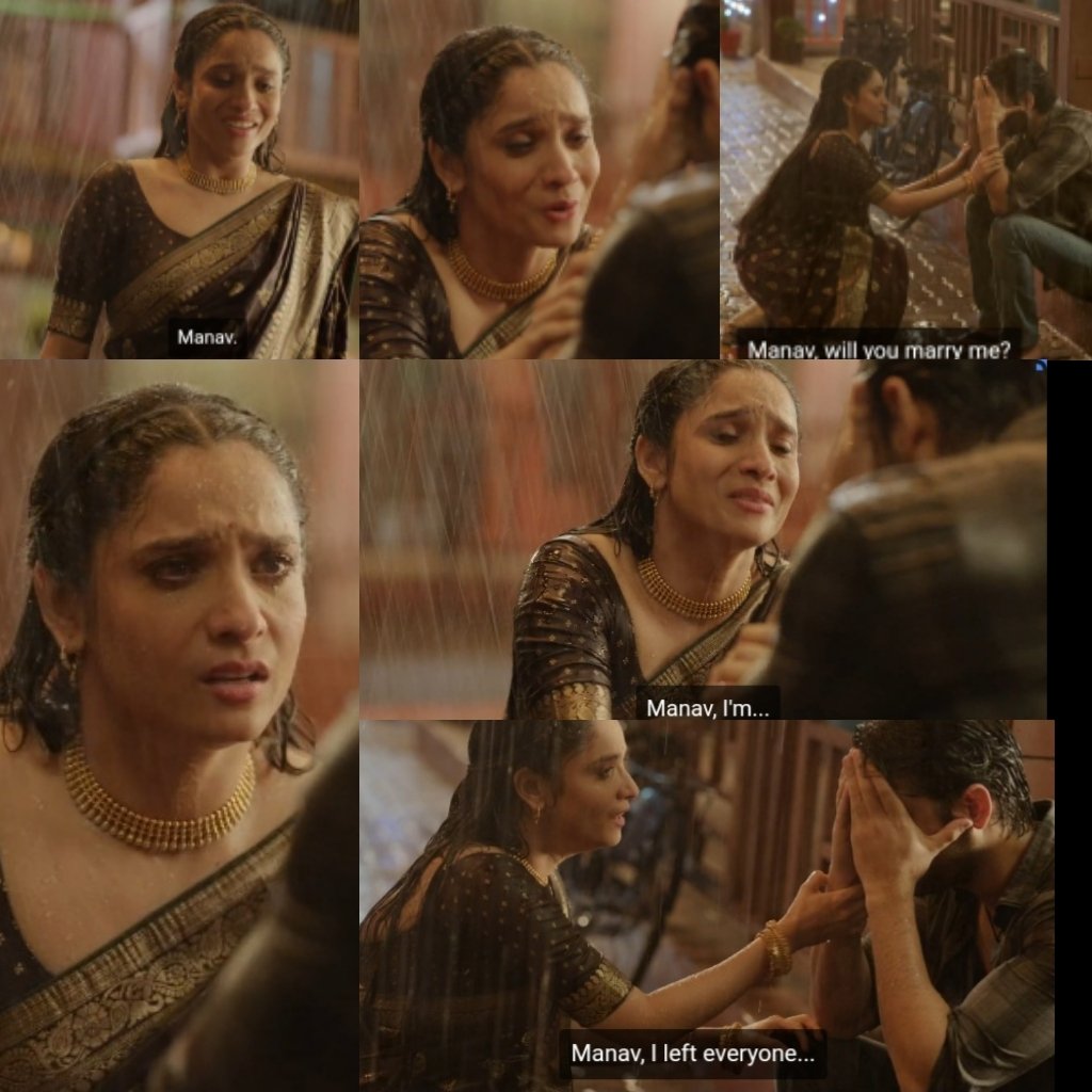 ankita_fandom's tweet photo. This scene was next level : 
She was saying 
 "Manav aap mujhse  shaadi karenge", &amp; Manav was pushing her hand away, but she kept on trying...
WELCOME PAVITRA RISHTA 
#AnkitaLokhande #PavitraRishta2 https://t.co/RD2TEQpGvc
