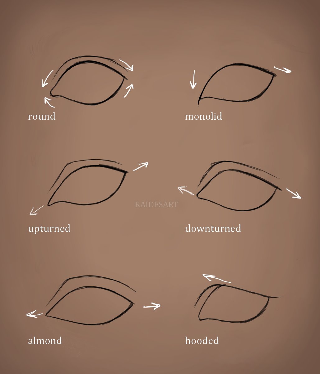 RaidesArt's tweet image. Which eye shape and / or colour most resembles yours? 💙 Let me know if you find this helpful! I had loads of fun making and simplifying these studies 😍
#eyetutorial #drawingtutorial #eyeshapes