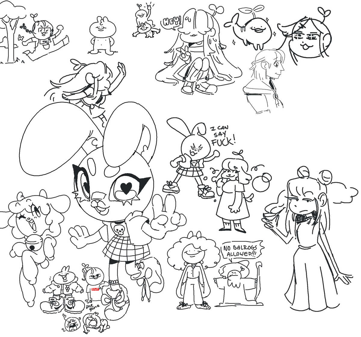 Did a funne little drawpile with @Pocket_Sprout :) it was so much fun TTwTT)!!! We made a drip corner