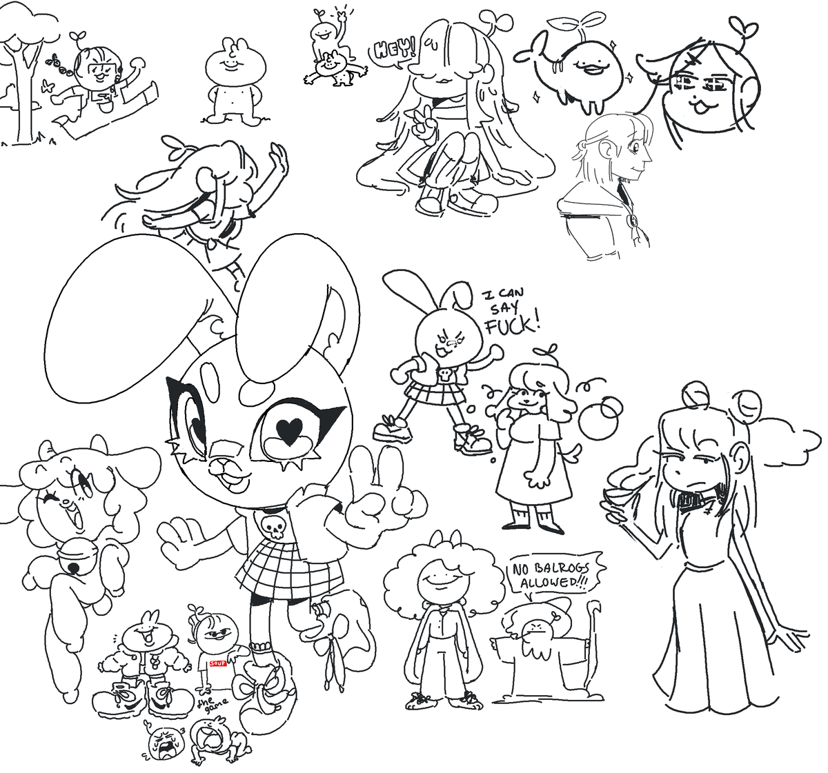 Did a funne little drawpile with @Pocket_Sprout :) it was so much fun TTwTT)!!! We made a drip corner 