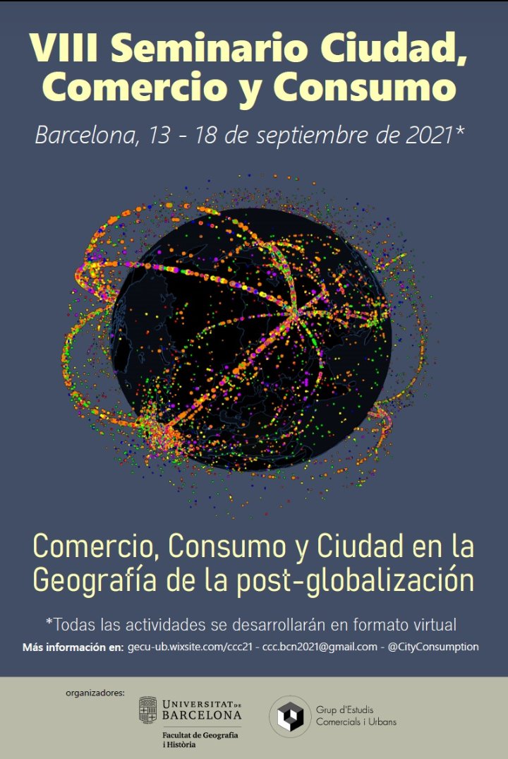 Solucions Geogràfiques SCCL (@solucionsgeo) on Twitter photo Avui a la jornada "Los datos: captura, tratamiento y representación" dins del "VIII Seminario Ciudad, Comercio y Consumo" <a href="/CityConsumption/">CityRetailConsumption</a> Avui a la jornada "Los datos: captura, tratamiento y representación" dins del "VIII Seminario Ciudad, Comercio y Consumo" <a href="/CityConsumption/">CityRetailConsumption</a>
