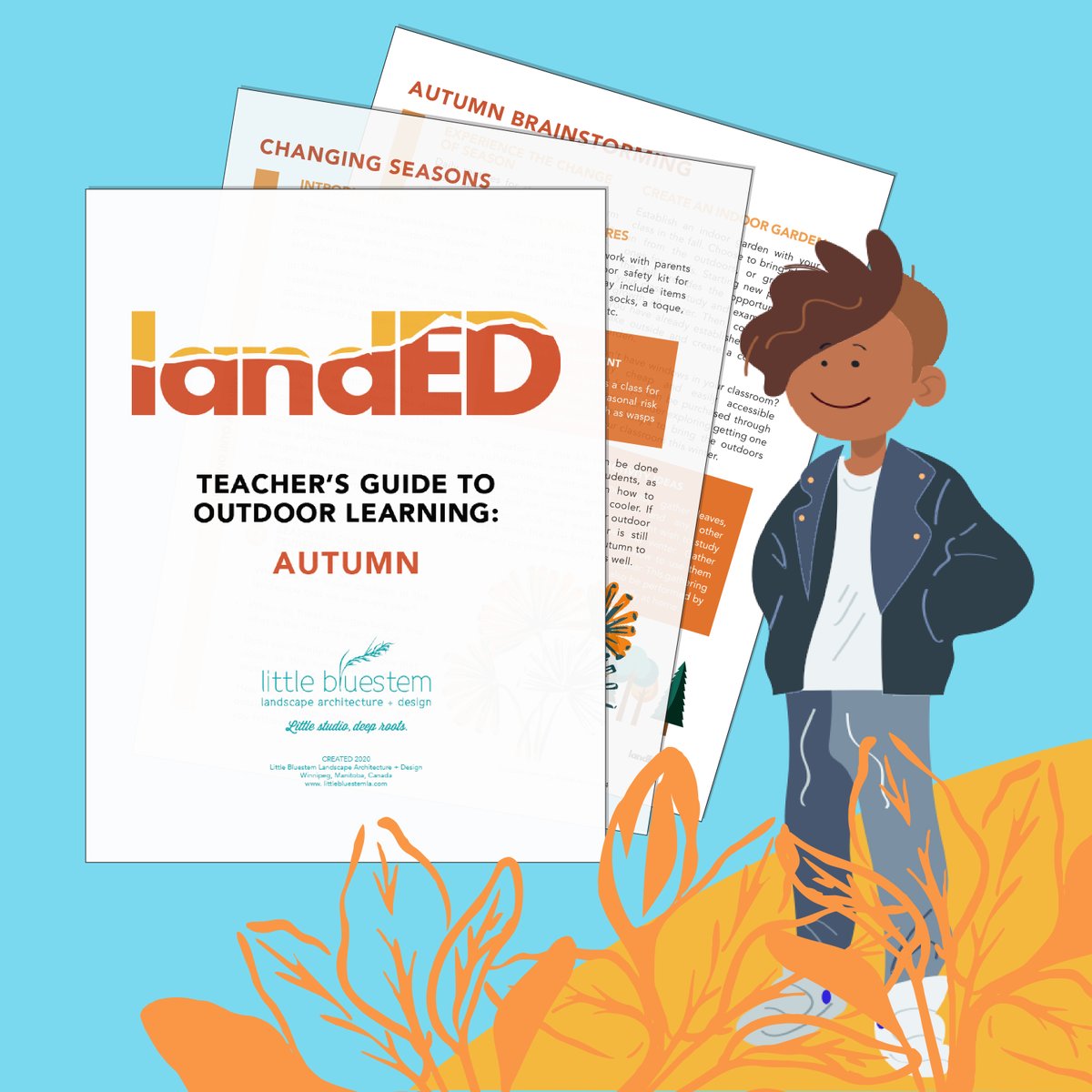 landEDMB's tweet photo. With fall just around the corner, it’s the perfect time to take advantage of some seasonal #outdooractivities! Check out our Fall Guide for lessons and activities for your classroom. 
The guide offers suggested inquiries for students that can be explored indoors or outdoors🍂😁🍂 https://t.co/VaNMDHBFaj