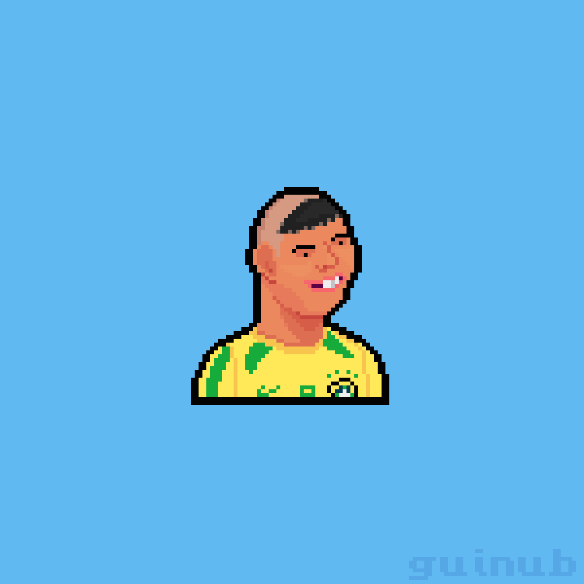 guinubdraws's tweet photo. The #BadHaircut that brought us a #WorldCup
#ronaldo #fenomeno #brasil #seleção #pixelBR #pixel_dailies @Pixel_Dailies #pixelart #gamedev #aseprite @aseprite @Ronaldo https://t.co/uhOH63ylYN