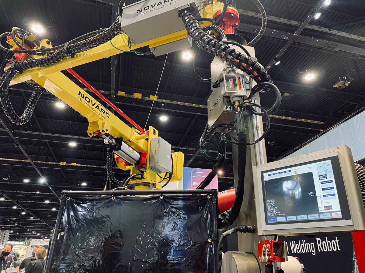 weldingmagazine's tweet image. #novarc #fabtech2021