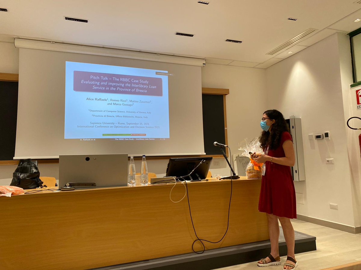 AIROyoung's tweet photo. One of our coordinators, @AliceRaffaele1 on Evaluating and improving the interlibrary loan service in the province of Brescia ๐ #orms #invitedsession #ods2021 https://t.co/9usxHVpGg1
